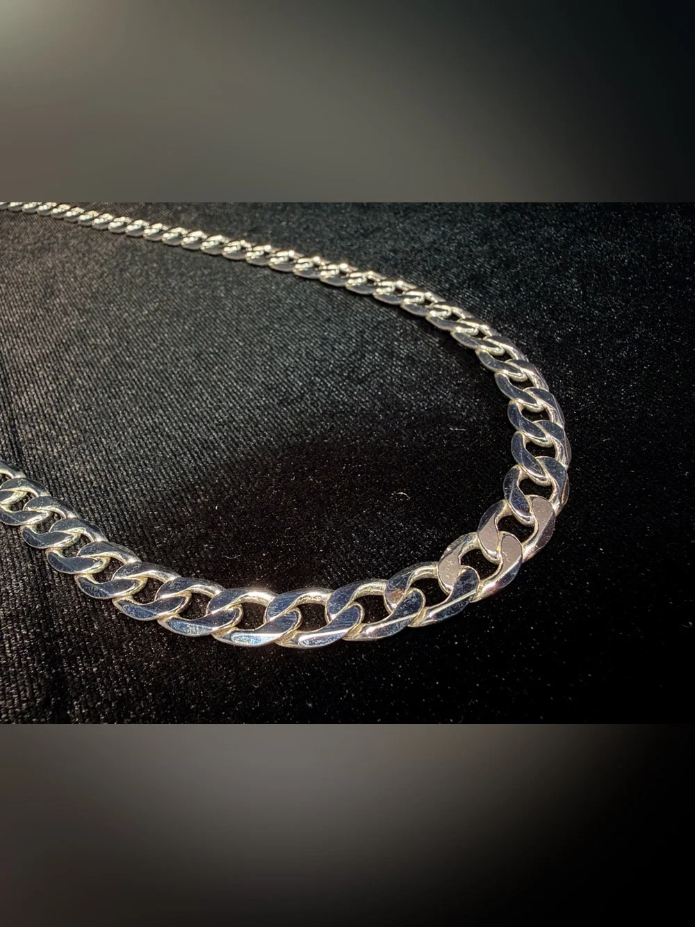 Cuban 925 Stamped Silver filled 24in 9.5MM Necklace 60.4g Brand New